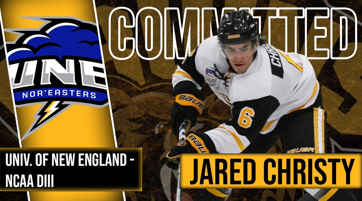 theaustinbruins's tweet photo. 🚨 COMMITMENT ALERT! 🚨

Bruins forward @jared_christy has selected the University of New England to continue his playing career. 

Story: https://t.co/gJyFmF4ajj https://t.co/mLT5T8NLng