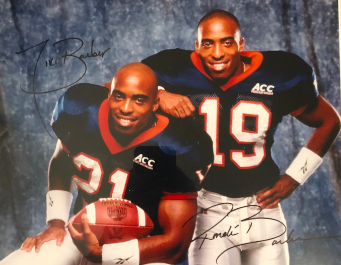 BlogUva's tweet photo. #Giveaway Alert! Shoutout to the Virginia Athletic Foundation for this awesome 24X24 framed and SIGNED photo of Rhonde and Tiki Barber, two UVA legends!

To enter the giveaway:
- Retweet this tweet with a comment tagging a UVA fan
- Follow @BlogUva (you must follow us to qualify) https://t.co/zQ1EUPfi1P