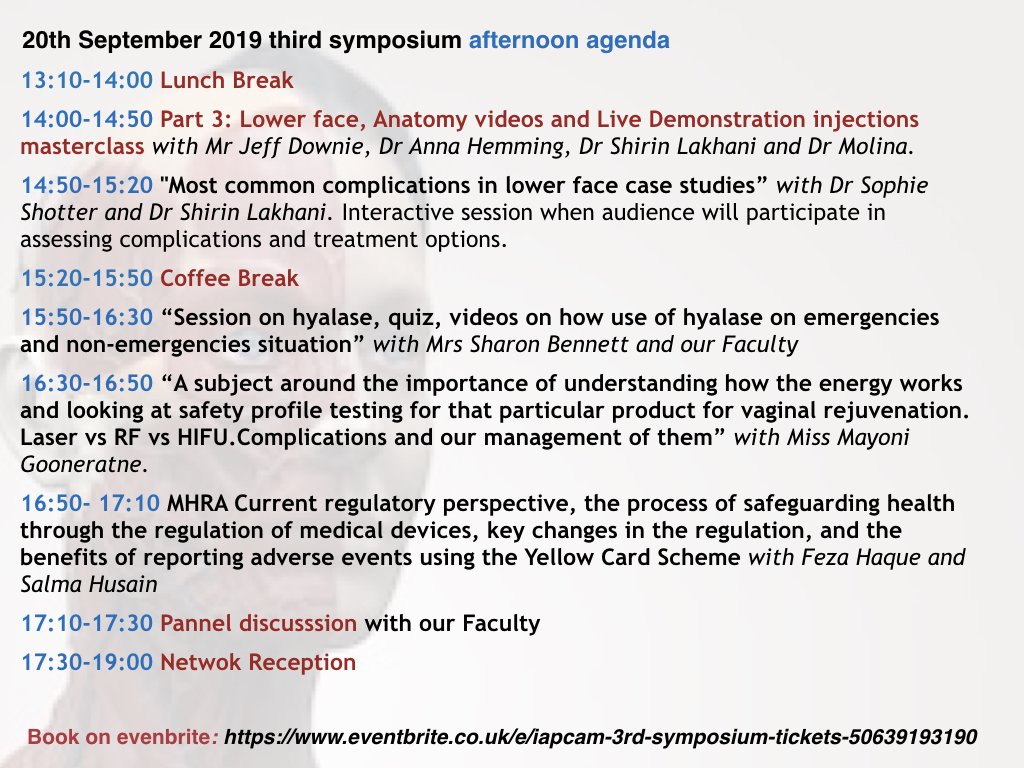 Do not miss this year @iapcam #simposium #complications in #aesthetic medicine. #evenbrite eventbrite.co.uk/e/iapcam-3rd-s…