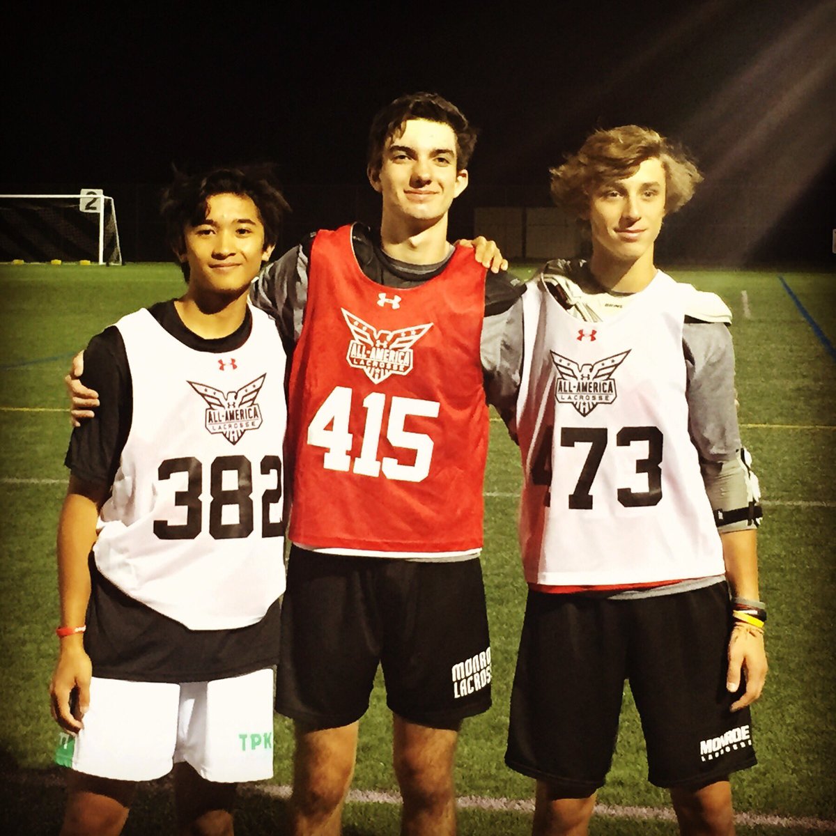 💯Turnpikers representing at @UALacrosse @CSELax Underclassman Jersey Tryouts. Proud to see Josh, Mathew, and Zach being selected to play in the Top 40 game in front of over 100 college coaches Tuesday night! #TPKPride #GetSomeTPK @BookerCorrigan