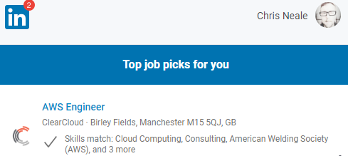 MrCNeale's tweet image. Is anyone else an Certified American Welder?
It seems LinkedIn matched me to a roll with Cloud Computing + Welding
#Nice #AlgorithmFail
