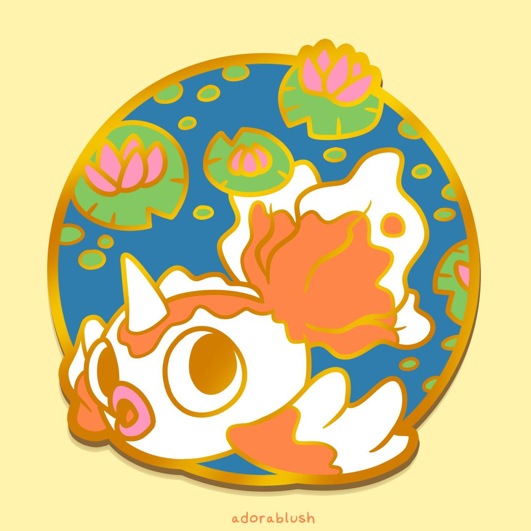 A summer project for class credit! Shiny metal pin badges 🎍 #Pokemon #PokemonArt