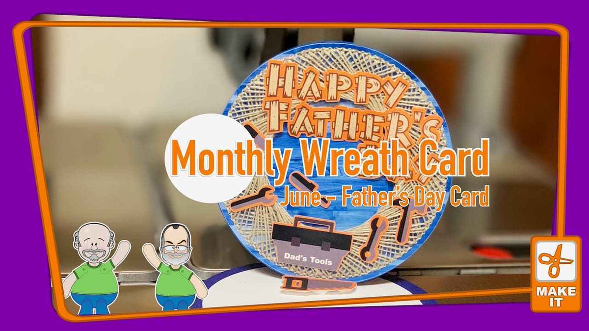CraftsByTwo's tweet image. Father's Day Wreath Card - June - bit.ly/2KK3t4N This Father's Day stands up and stands out! Your materials, colors, and embellishments can transform this from elegant to rustic...