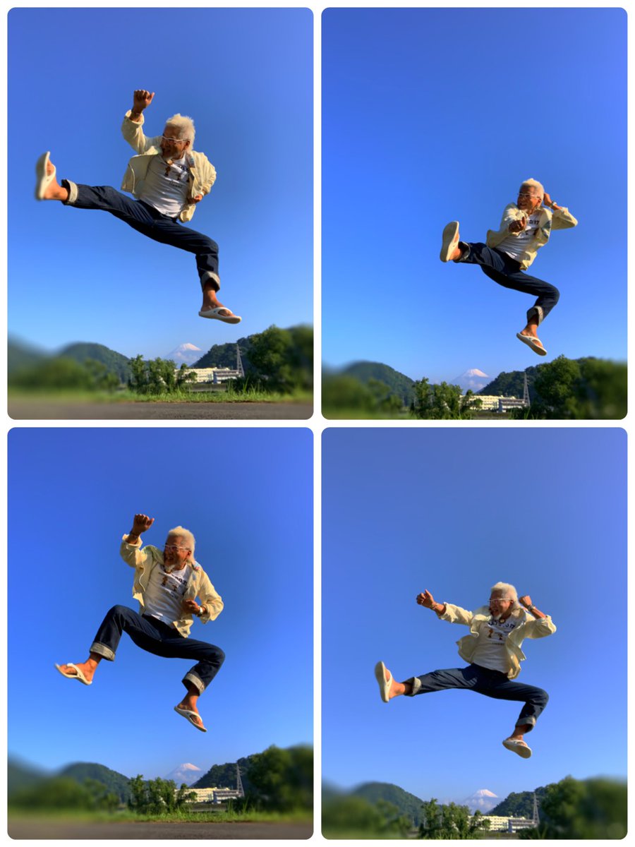 ジャンプ写真