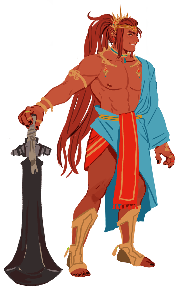siobhanchiffon's tweet photo. Ganondorf, but rehydrated✨ https://t.co/N6yMflWNPx