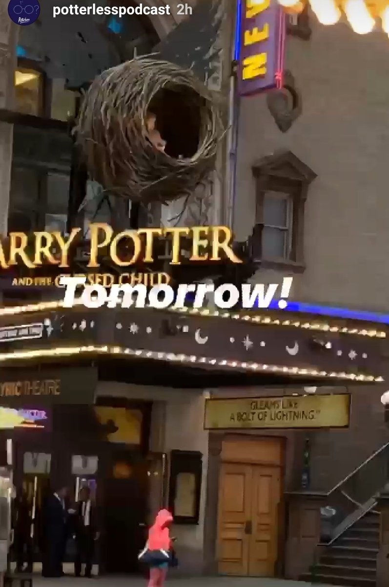asdjKatie's tweet photo. The fact that Schubes is finishing the book for the first time and then immediately going to see Cursed Child... Big Oof. @PotterlessPod #PotterlessPod https://t.co/mHpprZvkuQ