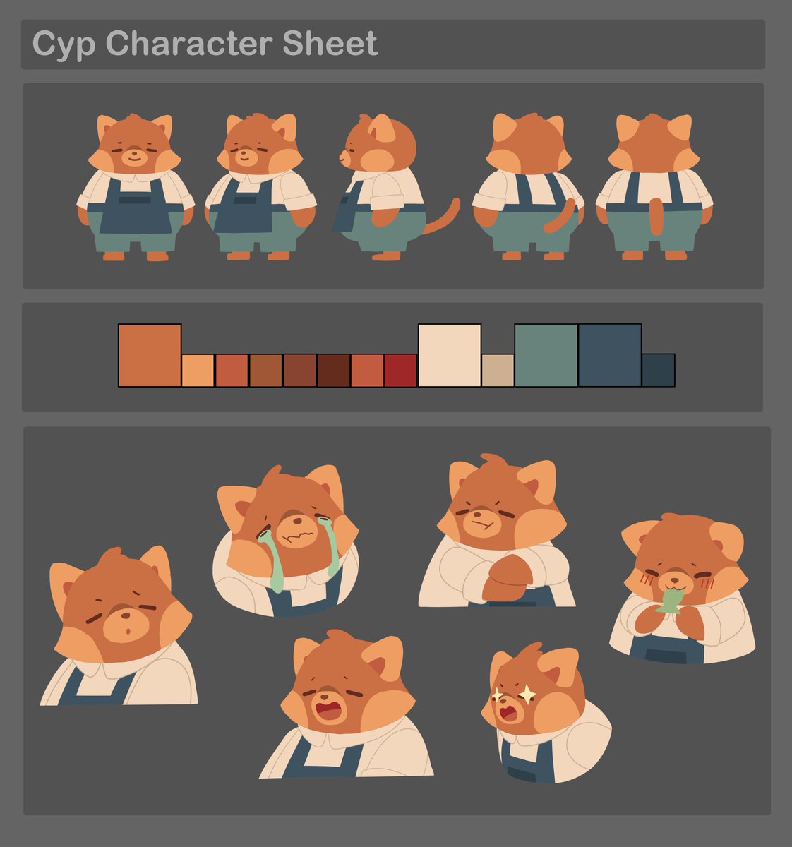 Ringarune's tweet photo. More artwork for work things. I very much enjoy doing character sheets 💖💖💖 #gamedev #gameart #conceptart https://t.co/qgltvzjjim