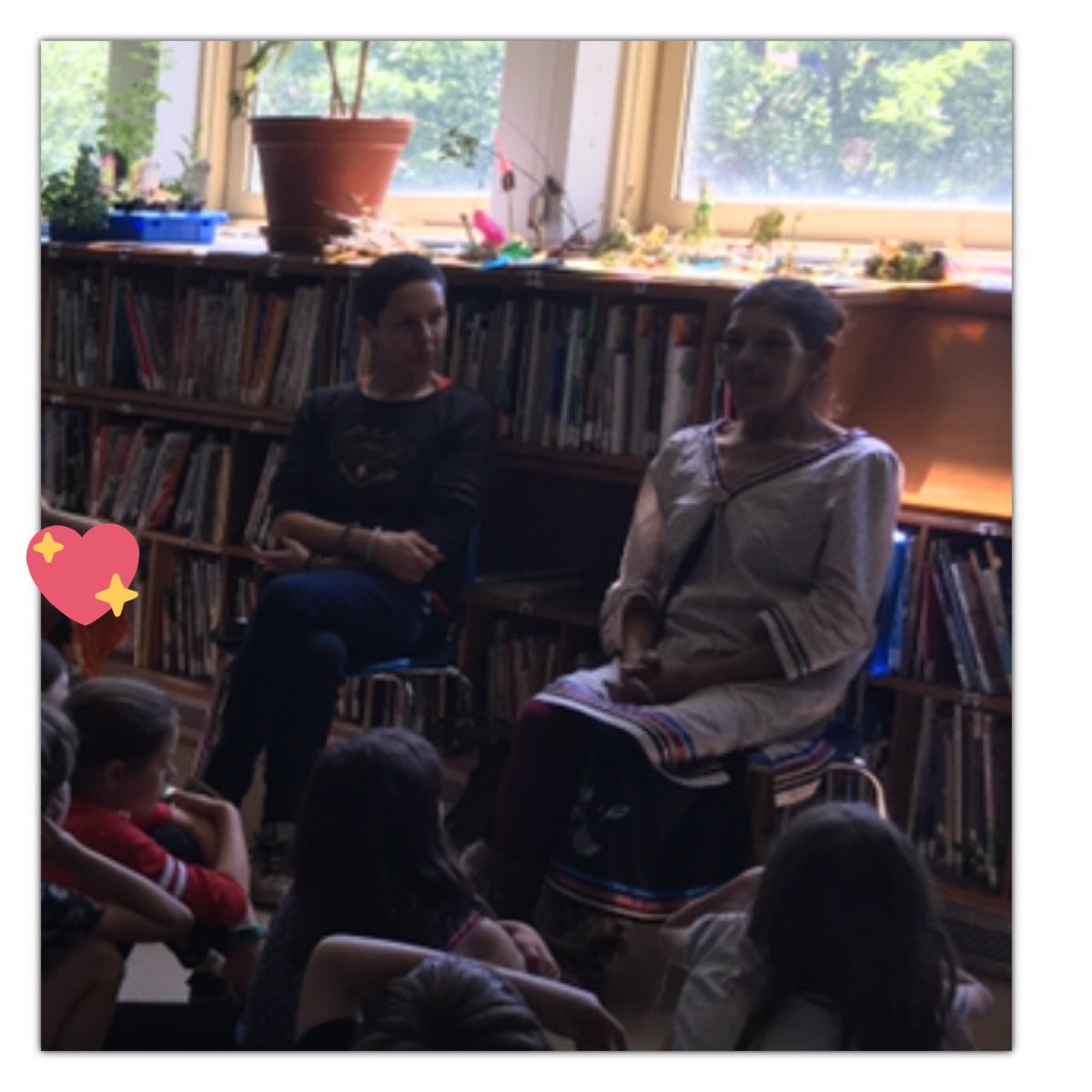 MsH_McMLibrary's tweet photo. We had the opportunity to meet Pauline Maracle (She gathers flowers) today. We are grateful that she shared with us some of her Indigenous knowledge. Thank you Pauline! @TDSBKPeters @RonFelsen #tdsbccel19 @AEC_TDSB https://t.co/a269Qn0BcM
