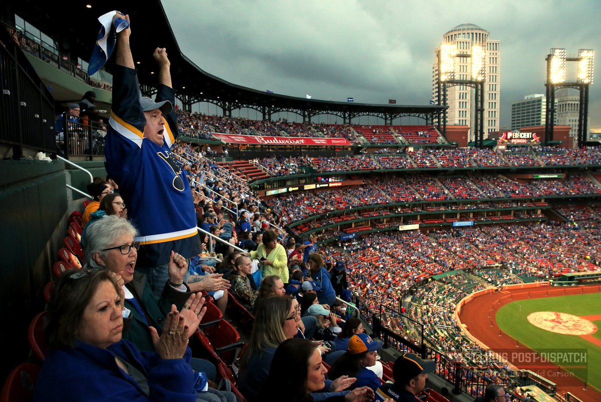 Louis Blues: St. Louis Blues fans gather for a Game 7 Stanley Cup watch party at...