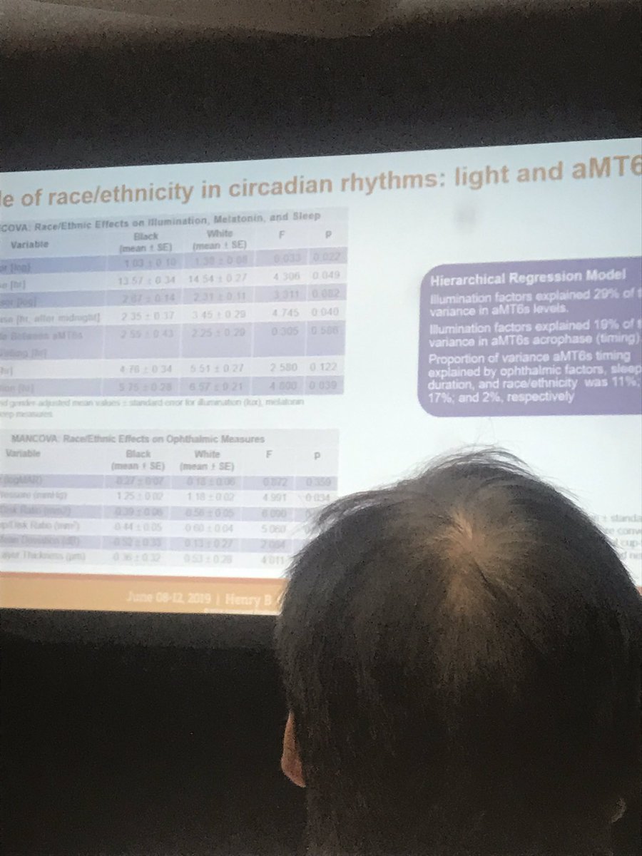 jqm206's tweet photo. #sleepequity “notice the most important driver of circadian rhythms disparities is light exposure” dr girardin Jean Louis https://t.co/W06TDCInno