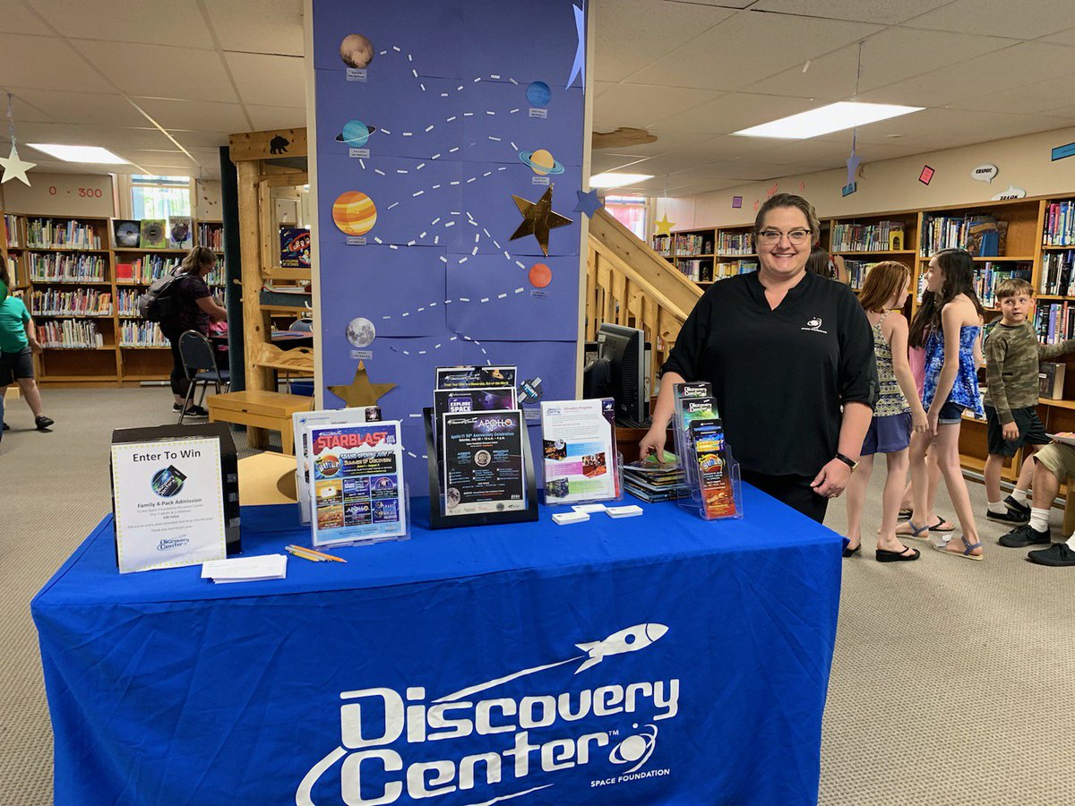 SpaceFoundation's tweet image. Today, we visited the Trinidad Library where we read stories, made solar system bookmarks, scale solar system sentence strips and had Sphero robot challenges. @SpaceFdnEdu #Space4Fun