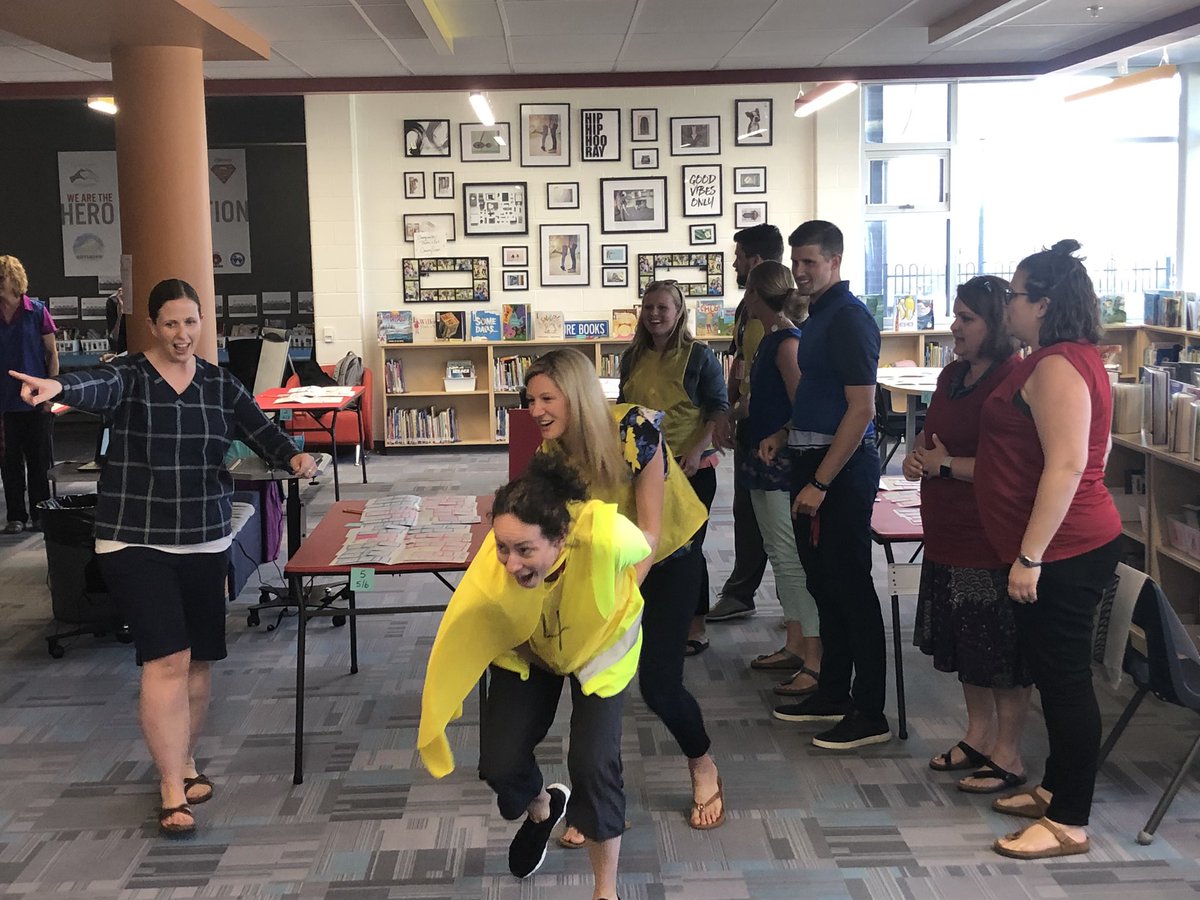 This incredible group of HERO educators still bringing energy and fun to their work in the month of June!  After this run-through, we can’t wait for the real thing on June 19!  Thank you <a href="/MmeCapa/">Mme. Capa</a> for your efforts to organize and inspire!