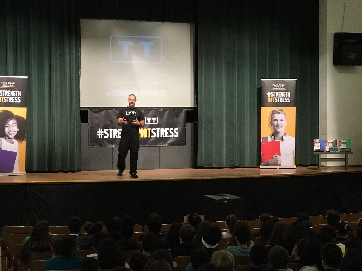 reynoldslearn's tweet photo. Thanks to Teen Truth and FIVE STAR for a great assembly today on social emotional learning and #strengthnotstress! Kids walked away with tools to use to help themselves and others. https://t.co/uDjpPqZFOB