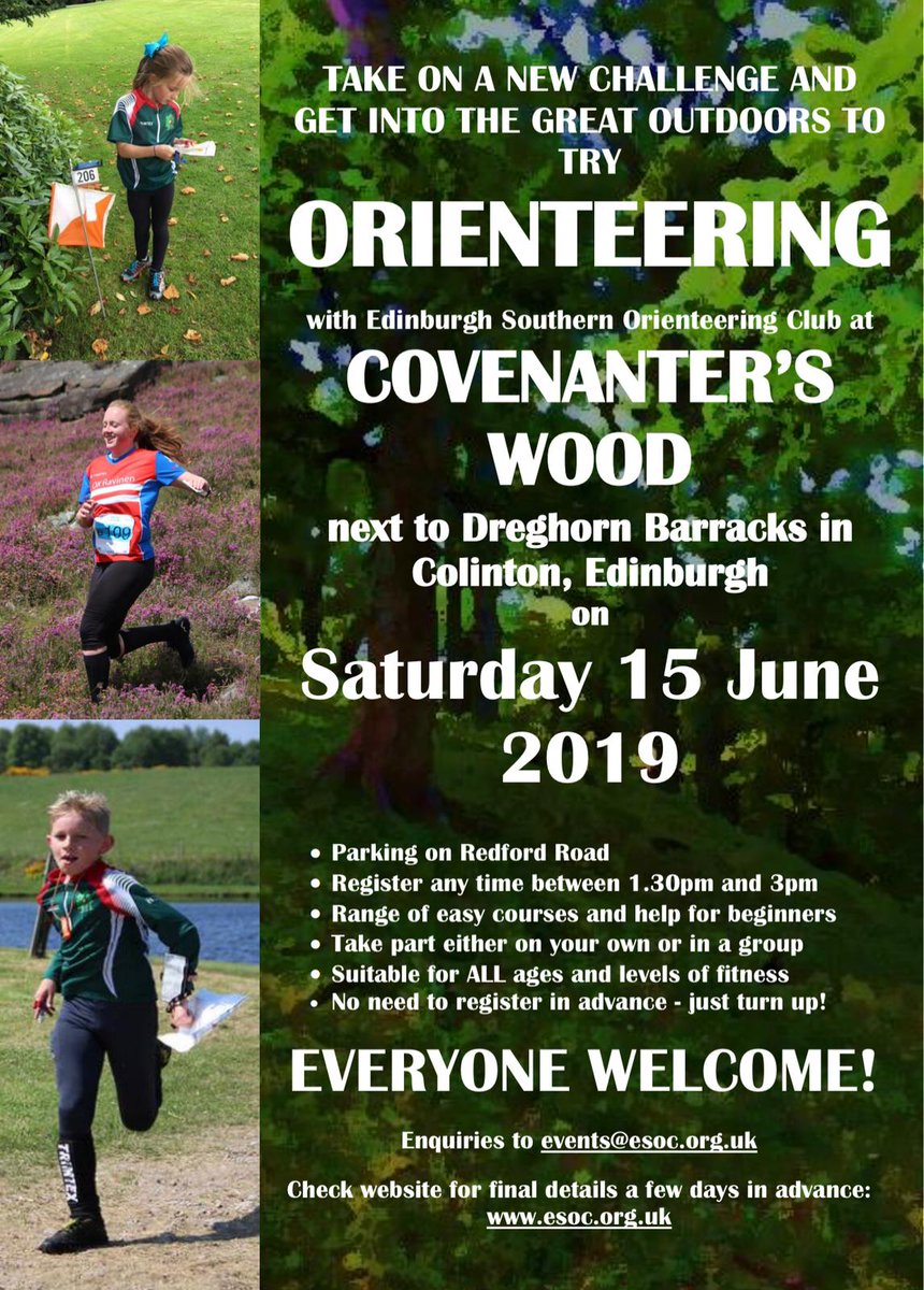 esocweb's tweet photo. Only 3 days to our Covenanter's Wood event on Saturday. Courses for beginners, improvers and experienced orienteers. https://t.co/we7MncB16o for full details. Please RT, Thank you @EdOutdoorLearn @ActiveSchoolsED @Active_Mid @portyparkrun @parkrunEdinburgh @vogrieparkrun https://t.co/hwWFm1ryXj