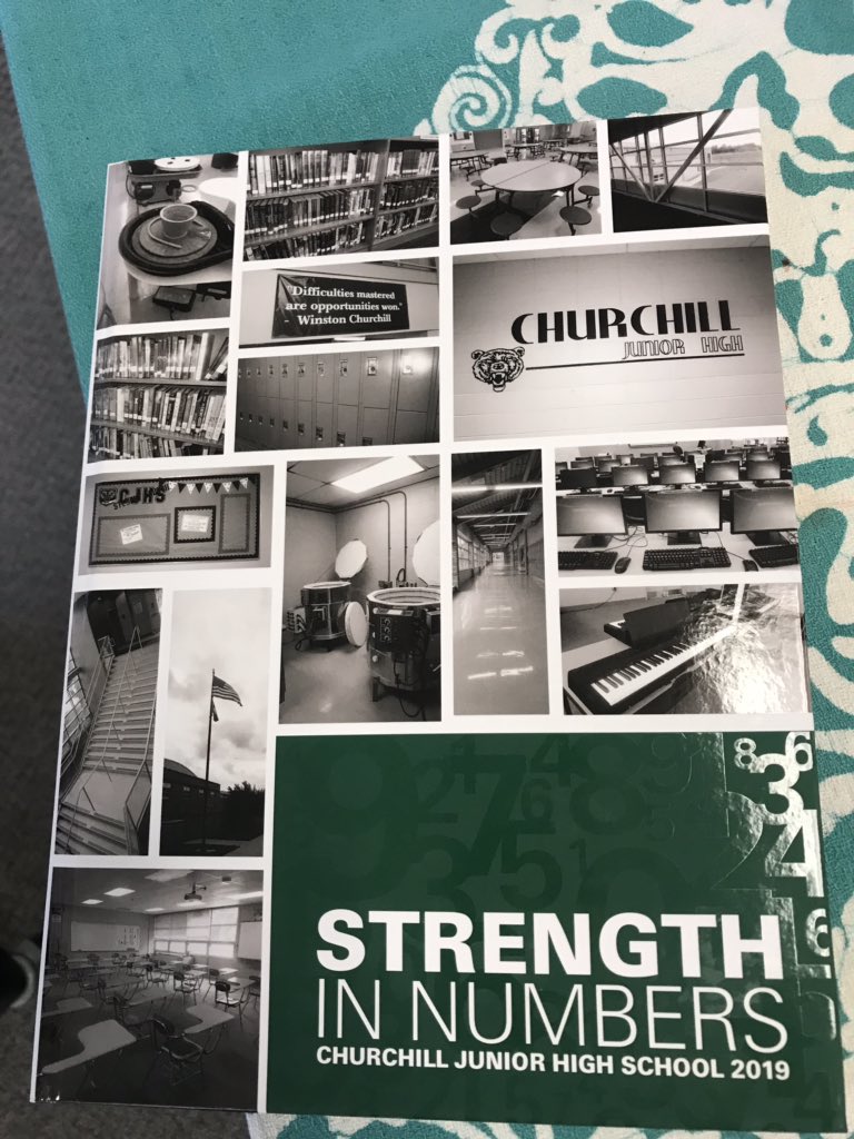 It’s Yearbook Distribution Day at Churchill! <a href="/EBCJHS/">Churchill Junior High School</a>