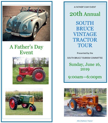 The 20th Annual South Bruce Vintage Tractor Tour is THIS Weekend! #southbruce #teeswater #formosa #mildmay #belmore #carlsruhe southbrucetourism.org/the-20th-annua…