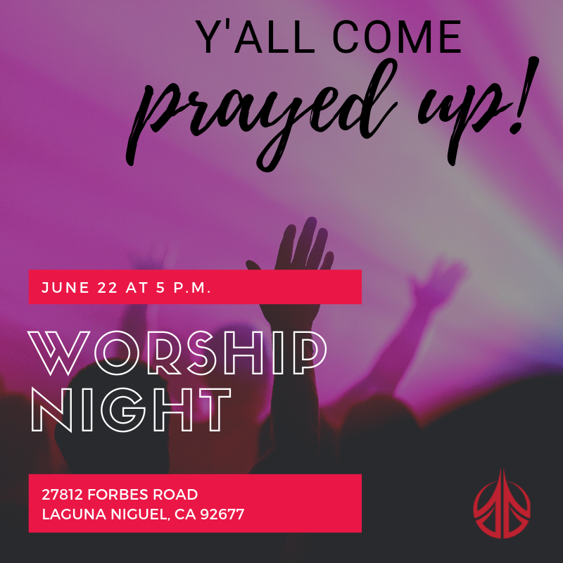 reslifeoc's tweet photo. Join us on a #WorshipNight at #ResurrectionLifeOC
 (#RLOC) on #Saturday Jun 22nd at 5 p.m. Location: 27812 Forbes Rd, #LagunaNiguel, CA 92677

#praise
#SoCal 
#JesusIsLord 
#SaturdayNight 
@mvclife 
@PastorMikeMVCC 
@MVCChome https://t.co/QYynRYw6UI
