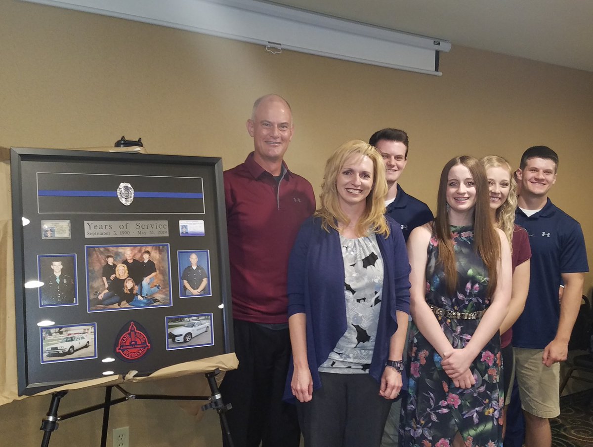 Congrats to Trooper Jeff Rogers after 28 years with the Nebraska State Patrol. Best wishes to you and your family on your retirement. <a href="/NEStatePatrol/">Nebraska State Patrol</a>