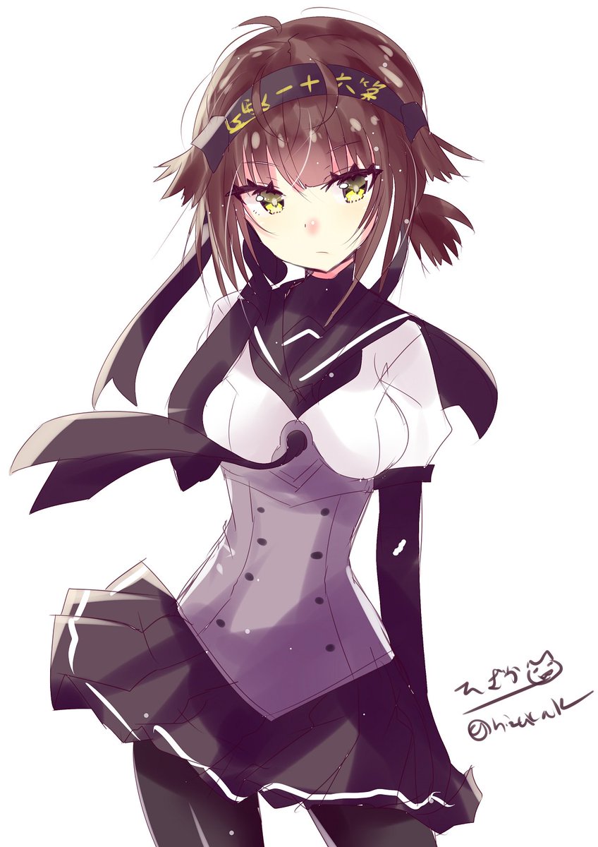 艦これ「初月
#艦これ版深夜の真剣お絵描き60分一本勝負
#艦これ版真剣お絵描き60分一」|ひざか@skeb受付中のイラスト