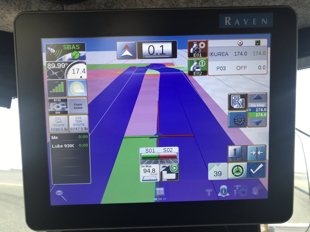 WildnickWild's tweet photo. Canโt beat Job Sync from @RavenSlingshot. Makes it easy for 2 machines in one field. #spread19 #floaterchat https://t.co/YCaJn6pH5X