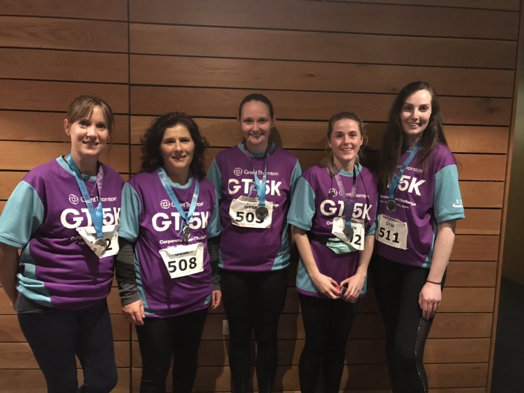 FastnetTalent's tweet photo. Many congrats to our fab team who competed in #GT5K run in #Cork today for #CorkSimon. Special mention to @ThereseKeohane @EimhinR who brought home some silver -3rd place in female category! #LifeatFastnet #givingback #charity https://t.co/mDL6SpstCt