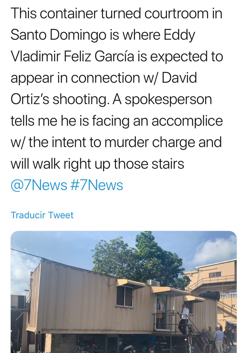 jorgesuberoisa's tweet photo. A consecuencia del atentado a la vida del pelotero David Ortiz ya la comunidad internacional tiene conocimiento que impartimos justicia en furgones. https://t.co/8eWWl5Lsp4