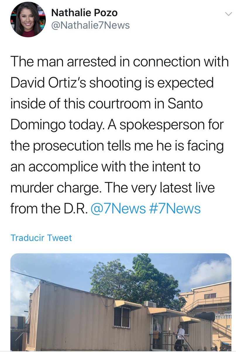 jorgesuberoisa's tweet photo. A consecuencia del atentado a la vida del pelotero David Ortiz ya la comunidad internacional tiene conocimiento que impartimos justicia en furgones. https://t.co/8eWWl5Lsp4
