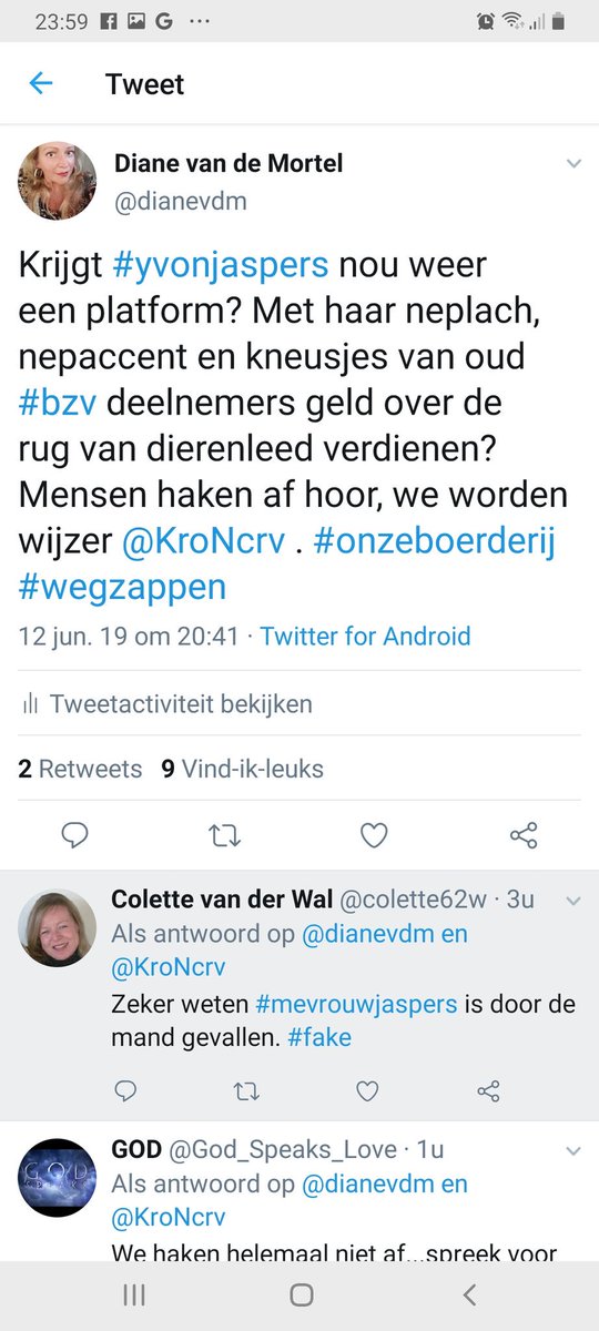 dianevdm's tweet image. Krijg ik geen credits voor mijn tweet @telegraaf ??? #dierenleed #yvonjaspers #readthethread