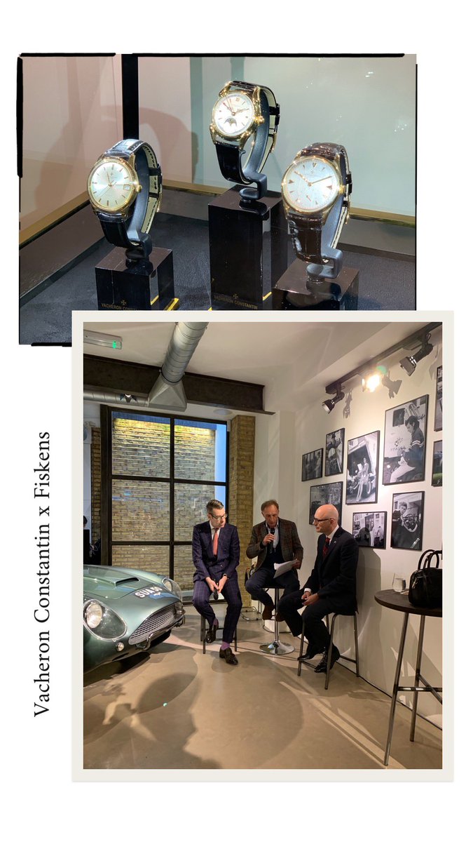 Great evening with <a href="/Vacheron1755/">Vacheron Constantin</a> and <a href="/FiskensCars/">Fiskens</a> #vacheronconstantin #classiccars #elegantwatches