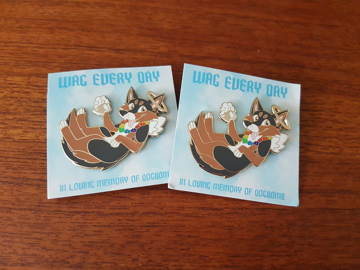 occiemutt's tweet photo. Dogbomb pins arrived today! They're so cute.

Thank you @figmentsss https://t.co/ZK5r0yJYcU