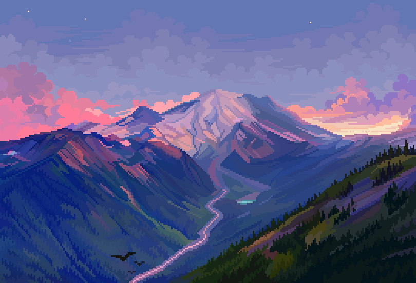 16pxl's tweet image. there she is

#pixelart #mtrainier
