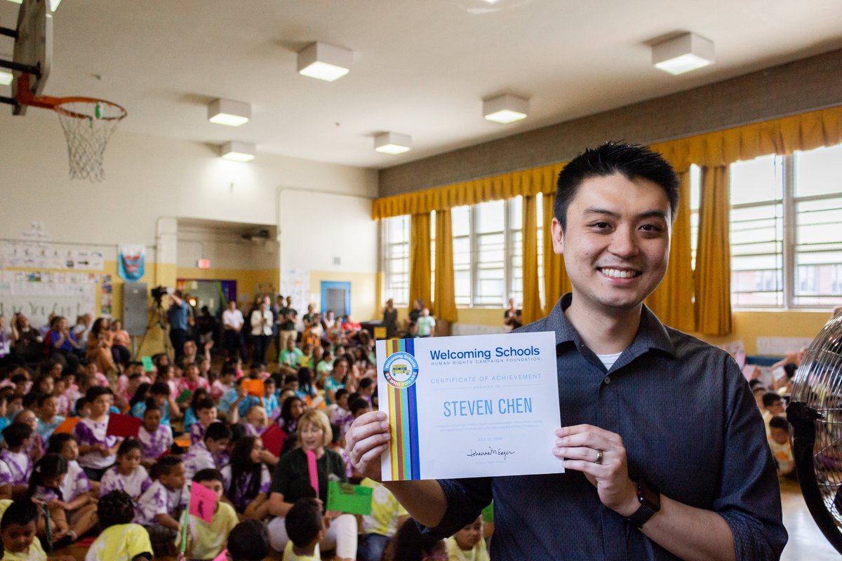 We would also like to highlight the achievements of Steven Chen, our director of training and accommodations, for his dedication to <a href="/HRC/">Human Rights Campaign Rapid Response</a> Welcoming Schools implementation in <a href="/BostonSchools/">BostonPublicSchools</a>. Thank you for your continued efforts in making BPS schools safe and welcoming for all!