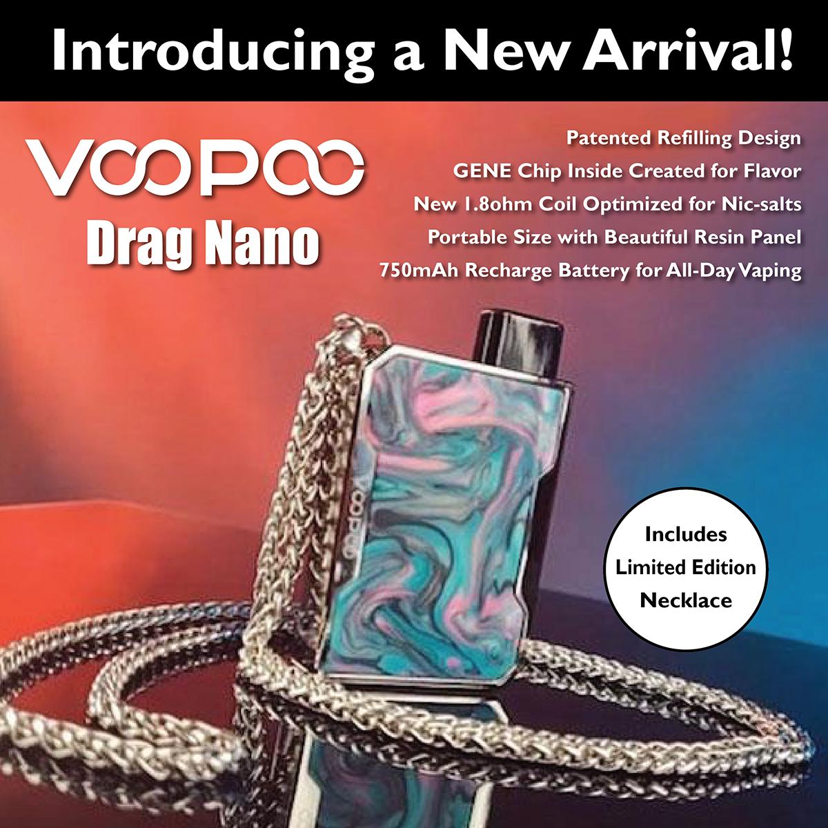 DFWvapor's tweet photo. Have you seen the pocket-friendly pod kit by #VooPoo? Itβs called the #Drag #Nano and comes with a limited addition necklace to keep it close. Get yours at one of our 7 #Texas location or shop online.
#DFWVapor #Vaping #Vape π¬βοΈ https://t.co/E5xDAjge52