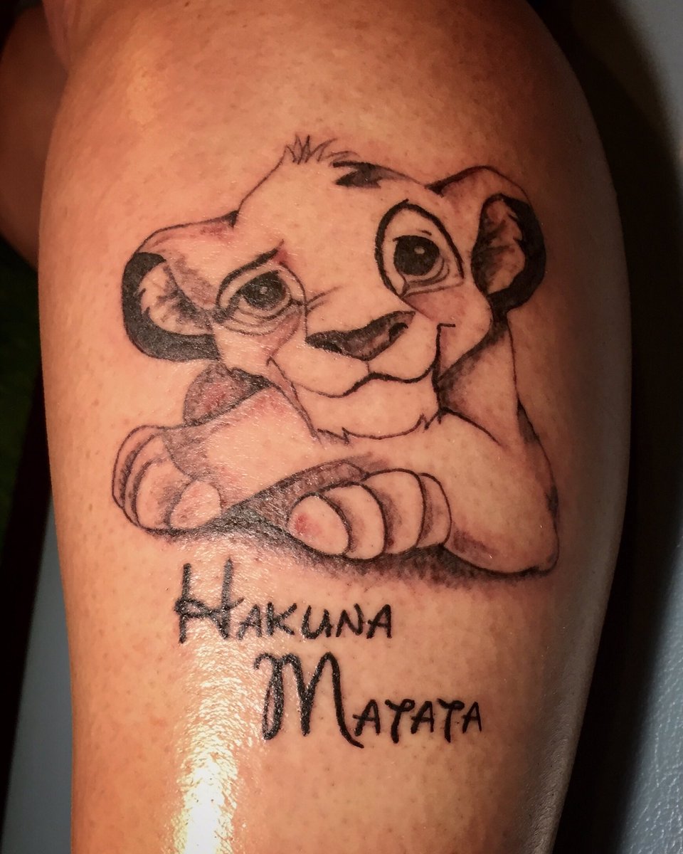 25 Astonishing Hakuna Matata Tattoo Designs  SloDive