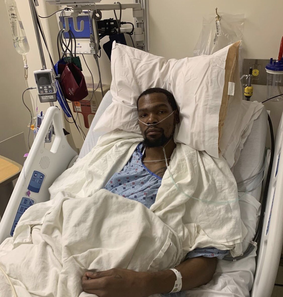 NRMedia50's tweet photo. KD @KDTrey5 Had Successful Surgery Today For His Torn Achilles Injury. Get Well Soon KD And You Will Come Back Stronger ๐ฏ๐๐๐ชโ๐#PrayForKD @MamaDurant @RMBWilliams @AmyTrask @SeanUnfiltered @TristanJass @TheRealRachelin @animesoldier01 @Mountaingal456 @Judge2Stanton https://t.co/LwA50uCGDo