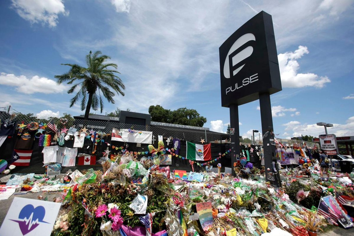 TransLawCenter's tweet image. We commemorate the #PulseShooting with a commitment to shifting culture and policies that created this violence. We fight so we no longer have to mourn queer and trans people of color, people living with HIV, disabled people, or migrants anymore.  

Photo by John Raoux/AP.
