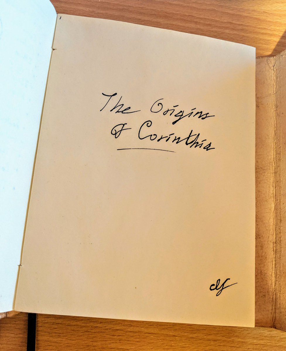 Found a great little project to distract me during my #amwriting slump. I'm writing 'The Origins of Corinthia' - an in depth history of my #WIP's central location ✒️