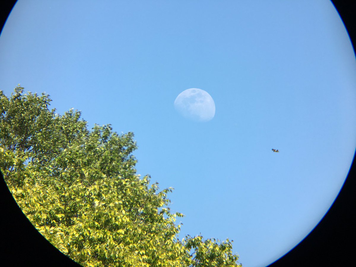mattymath83's tweet photo. Checking out the moonrise on a beautiful evening in #Omaha, NE.  #moon https://t.co/mboBXYBU9C