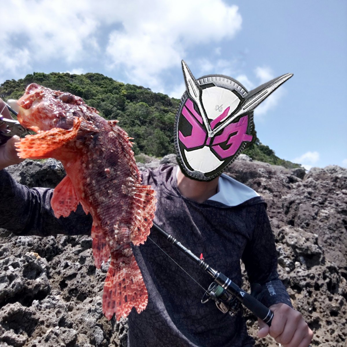 ikatamu's tweet photo. 串本で根魚狙い🎣
アカハタとオニカサゴ🐟️
#和歌山 #南紀 #串本 #アカハタ #オニカサゴ #ADDiCTiON #CoverSensor #ジャコバグ #パワーシャッド https://t.co/c2roMYoYfh