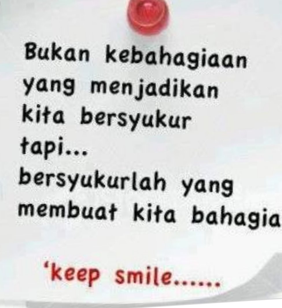 Aku Bisa
Aku sukses 
Aku Bahagia