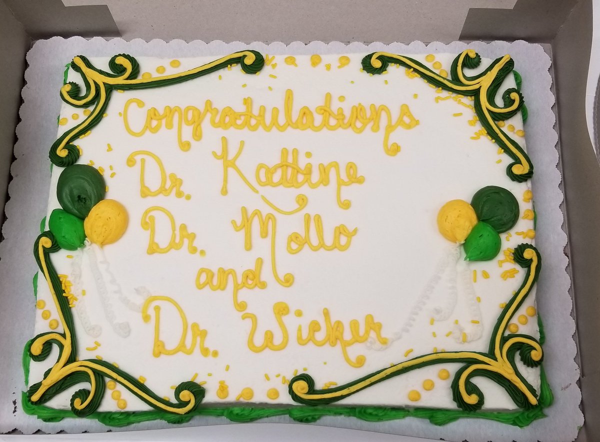 ThePalliator's tweet image. Sweet congratulatory wishes as we approach the end of fellowship! Thank you Prisma Health and Dr. Aung! #hpm #hpmclassof19