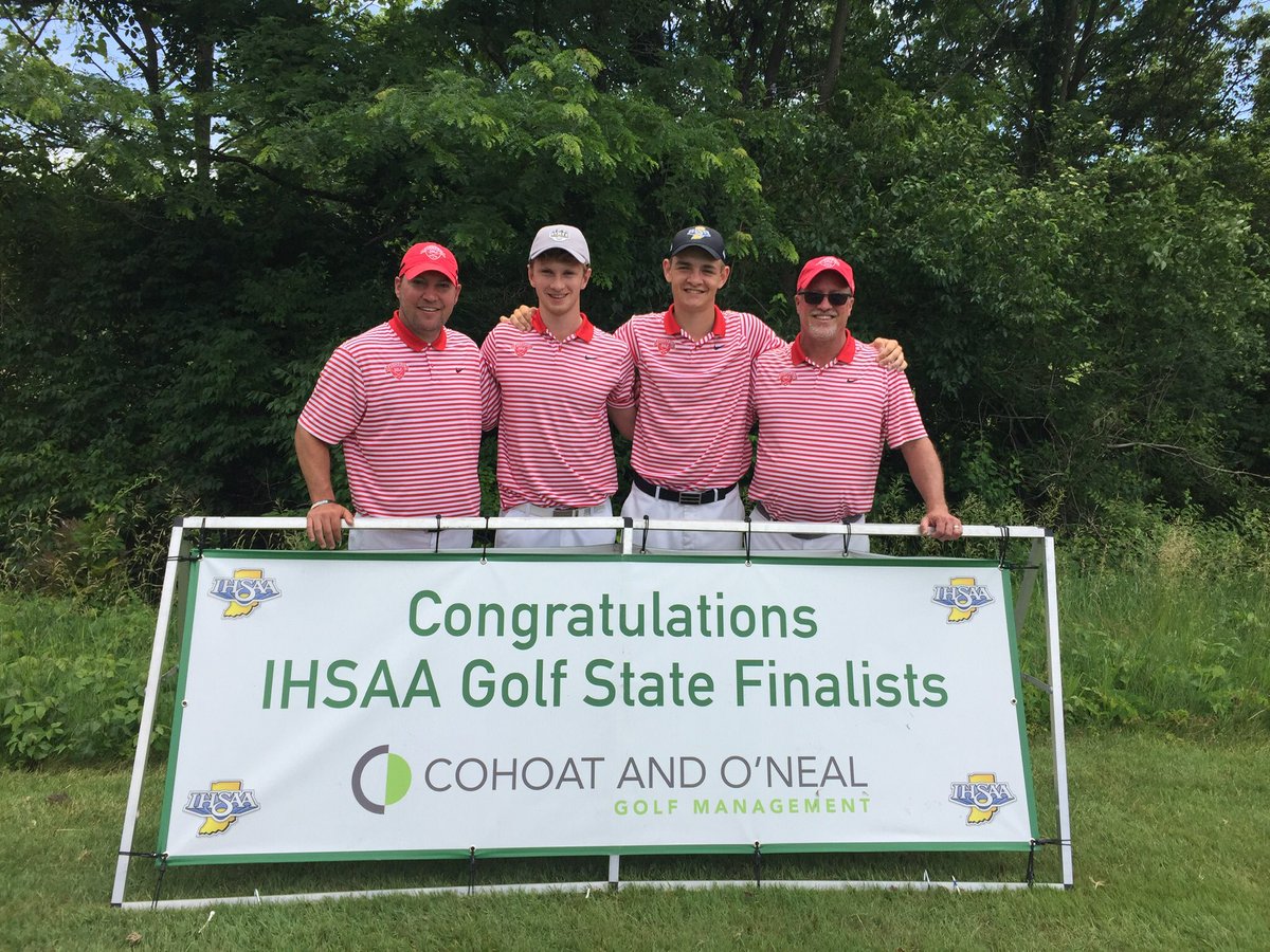 2019 Season comes to an end after a great showing at the State Finals by Bryce and Caleb. 

Day 2 Scores...
Bryce 75 (+3)
Caleb 79 (+7)

2 Day Totals...
Bryce 149 (+5) T-12
Caleb 154 (+10) T-25