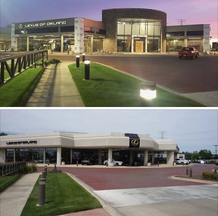 healybender's tweet photo. The transformation of Lexus of Orland in nearly complete! https://t.co/2QMTbIE7Pw