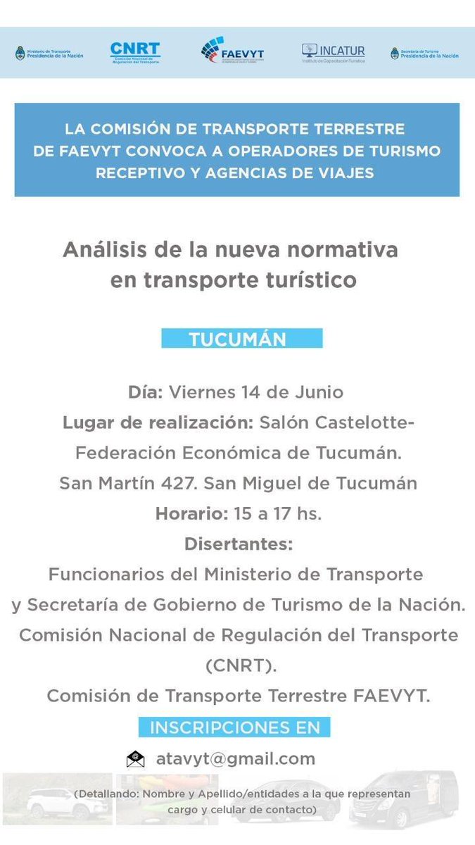 "Capacitación sobre Transporte Terrestre para Agencias de Viajes"