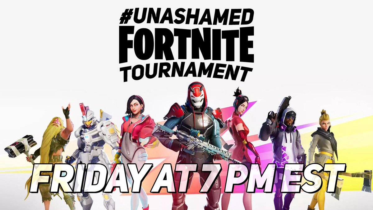 xpgamerchurch's tweet photo. GodSquad is showing up in force for the #TeamUnashamed @FortniteGame Tournament! We'll be bringing three teams of various skill levels to the fray for glory, fun, and memes. It's this Friday at 7PM EST! Shoutout to @lifechurchgames for organizing this! https://t.co/Mv8xPAYYil