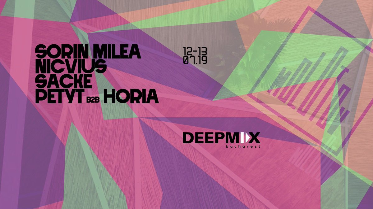DeepMixB's tweet photo. DMB Weekend at Molotov , Vama Veche // 12-13.07.2019 https://t.co/c79aADFsqe