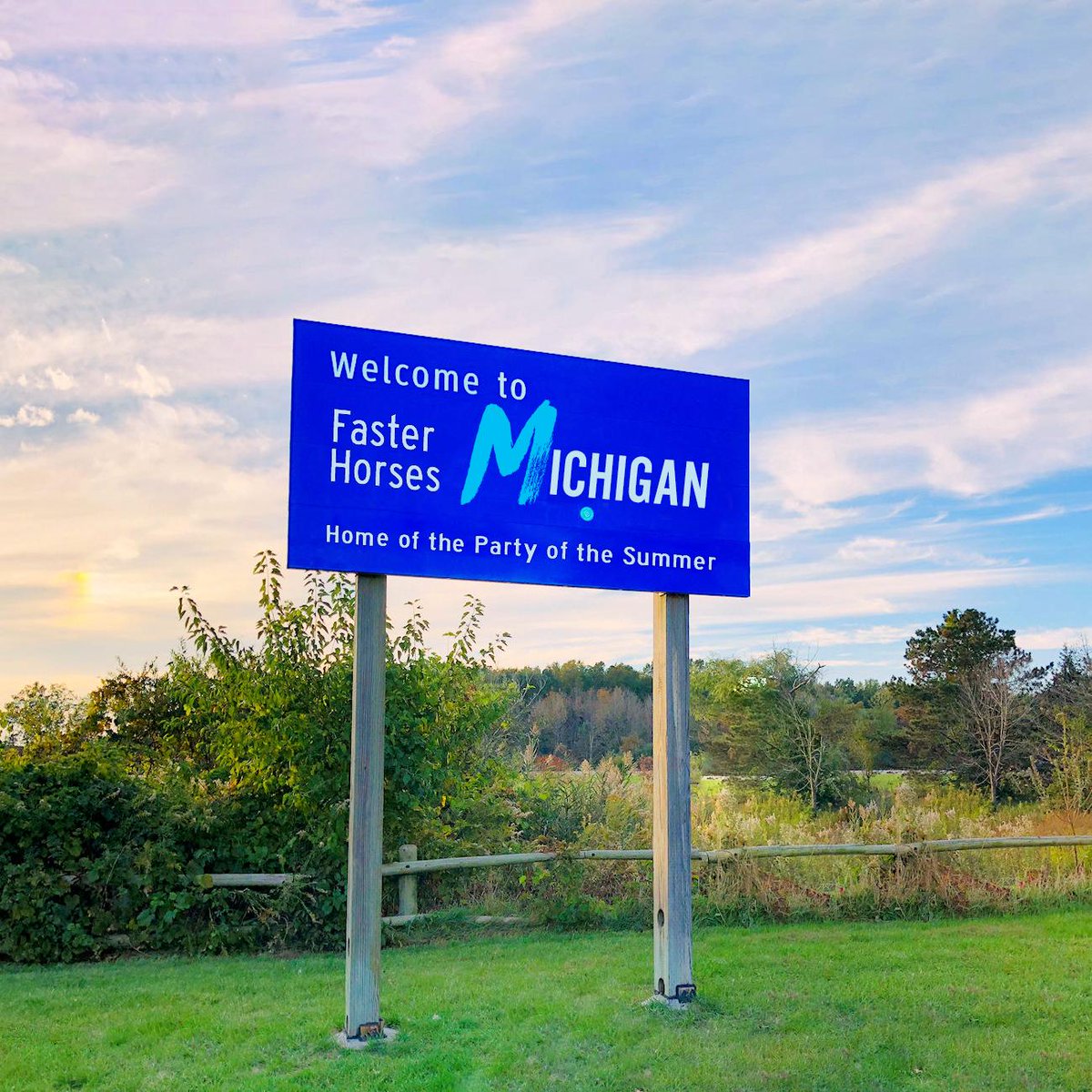 The news is true y'all! Brooklyn, Michigan will officially be called Faster Horses, Michigan the weekend of the festival. Can we get a YEEEHAWW?! 🐎🐎
