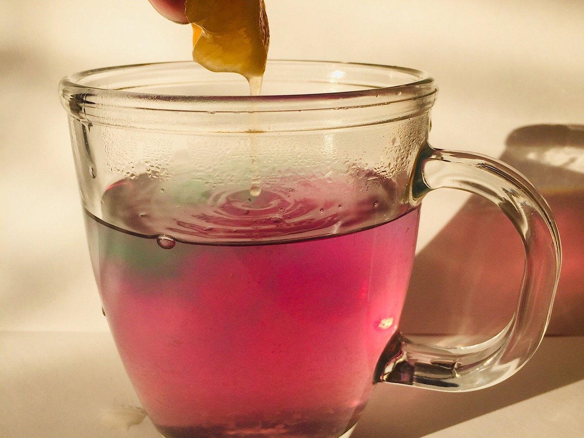 Take a sip of the color-changing <a href="/ParAvionTea/">Par Avion Tea</a>. mspm.ag/2WGfTSl