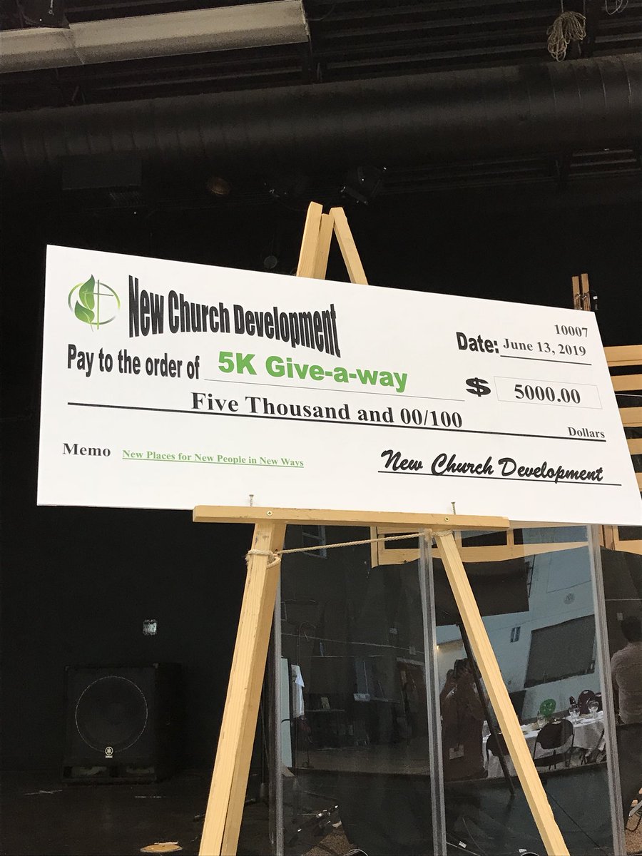 NMACofUMC's tweet photo. $5K Giveaway.  Who’s gonna win it? https://t.co/9zN2JR5V5X