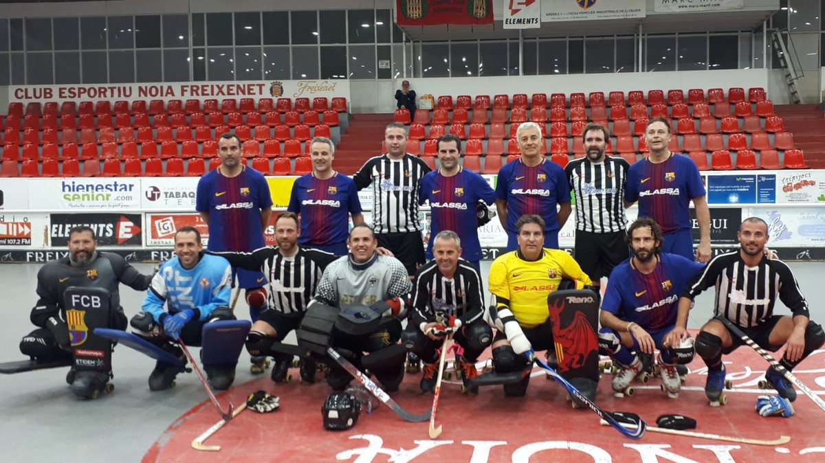 FCBeterans's tweet photo. A LA FINALISIMA!!!! Victoria por 3-1 ante un joven, rápido y luchador #CHCanet! Miguel 2 y Marc nuestros goles! El viernes final contra el organizador de la #F4OldLeague el @cenoia! A topeeeeeeee! #Daaaaaaale #ForçaBarça #OldLeague https://t.co/j3gfOrjoBk